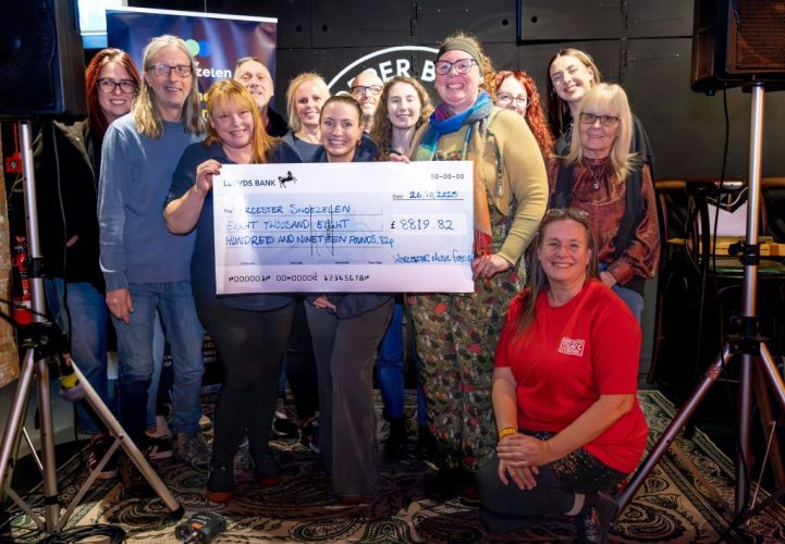 person in green trainers walking up concrete steps 