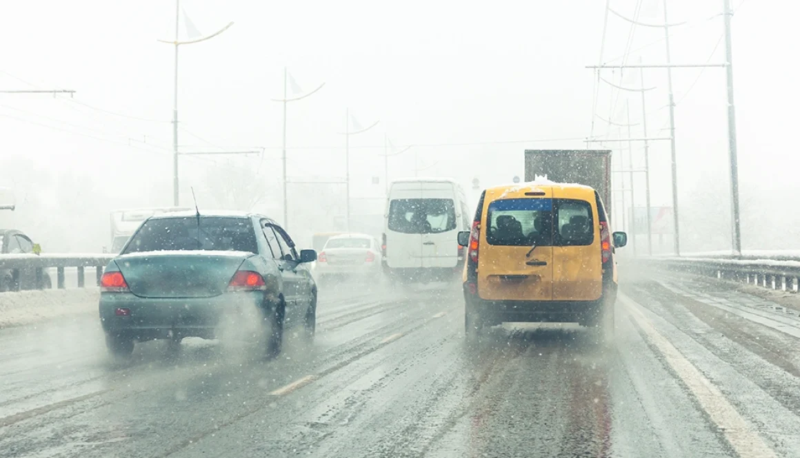 Poor driving conditions