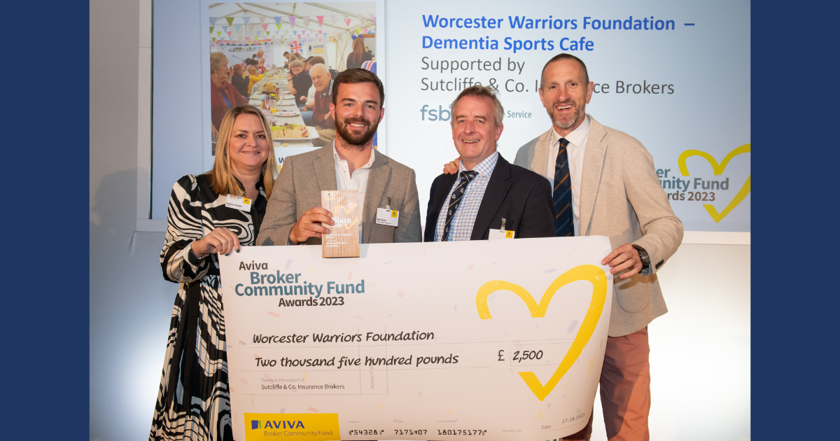 Sutcliffe & Co Wins £2,500 For Worcester Warriors Foundation