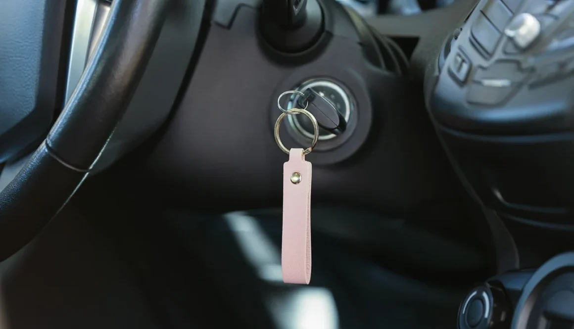 Car keys in ignition