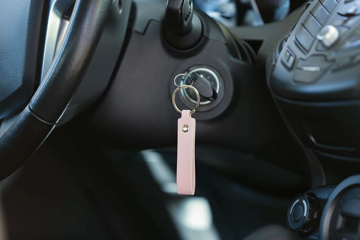 Car keys in ignition